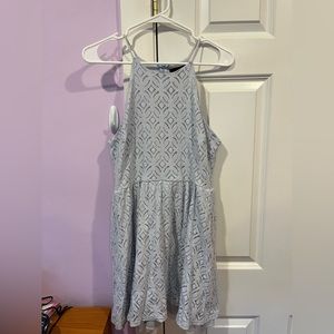 Baby blue sleeveless dress (AQUA, S)